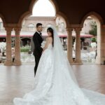 Vanessa Villela Instagram - Walking into our first dance was one of the most magical moments of the wedding 👰🏻‍♀️🤵🏻‍♂️🥰❤️ I had tingles all over my body, I literally went to the moon and back🌙💫my prince, my husband, my best friend @tomfraud 😍Forever Te Amo!!! ❤️🦋❣️🦋❤️🦋❣️❤️🦋❣️ @Brides Exclusive Wedding Dream Team🤩 Wedding designer and planner @ladee_designs Flowers @nancylobodesigns Dress @galialahav Veil @forlovebridal Styling @genaromaldo Jewlery by @justdesi Makeup @pepegutierrezoficial Hair @elieraadelia Crown @mariaelenaheadpieces Tuxedo by @zegliobeverlyhills Venue @fairmontgranddelmar