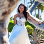 Vanessa Villela Instagram - These photos are from my honeymoon 🥰 wow I can’t believe it’s been 5 months. I would use any excuse to get back into one of my gorgeous wedding dresses 😍👰🏻‍♀️ Where would you prefer to get married, Beach or Church? 🏝️💒