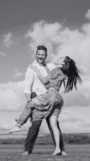 Vanessa Villela Instagram - I want to celebrate the magic of The power of our LOVE! 
Cheers to love, laughter and an eternity of cherished moments shared together. ❤️✨ My heart overflows with gratitude for your presence in my life, mi amore . You are my rock, best friend  and my partner in  crime.  Here’s to the extraordinary path we are on, and the exciting adventures that await us. Words cannot express how much I adore you, my love for you reaches beyond the Smoon and back! 🥰🌙

 #LoveAndLaughter #PartnersInCrime
 #ForeverUs #BlessedToHaveYou #JourneyOfLove