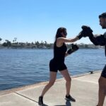 Vanessa Villela Instagram - Hola Familia!! Have you struggled to learned a new sport that you like? ☺️🦋 well I just wanted to share a little piece of my journey with you. Lately, I’ve been diving into the world of boxing with my hubby and it’s been one incredible adventure! 💪 Boxing, is all about facing challenges head-on. It’s about pushing your limits, finding strength you never knew you had, and refusing to let anything stand in your way. 🥇 Sure, it can be tough – the sweat, the sore muscles, the moments when you feel like you’ve got nothing left. But that’s where the magic happens. It’s in those challenging moments that you discover your true power and resilience. So, I’m embracing every punch, every drill, and every drop of sweat, because I know it’s shaping me into a stronger, more determined version of myself. 🌟 If you’re on a similar journey or thinking about starting one, remember this: Don’t give up! Keep pushing forward, and you’ll surprise yourself with what you can achieve. Let’s conquer those challenges and celebrate the victories together! 💥💯🦋🩵 #BoxingJourney #FitnessGoals #NeverGiveUp #ChallengeAccepted #BoxingLife #FindYourStrength #ﬁtness
