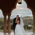 Vanessa Villela Instagram - Walking into our first dance was one of the most magical moments of the wedding 👰🏻‍♀️🤵🏻‍♂️🥰❤️ I had tingles all over my body, I literally went to the moon and back🌙💫my prince, my husband, my best friend @tomfraud 😍Forever Te Amo!!! ❤️🦋❣️🦋❤️🦋❣️❤️🦋❣️ @Brides Exclusive Wedding Dream Team🤩 Wedding designer and planner @ladee_designs Flowers @nancylobodesigns Dress @galialahav Veil @forlovebridal Styling @genaromaldo Jewlery by @justdesi Makeup @pepegutierrezoficial Hair @elieraadelia Crown @mariaelenaheadpieces Tuxedo by @zegliobeverlyhills Venue @fairmontgranddelmar