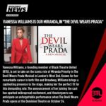 Vanessa Williams Instagram – The Theatre Gods have heard our prayers! @vanessawilliamsoffical will be Miranda Priestly in @pradawestend and we couldn’t be more excited! BRB going to book our tickets to London ASAP!
⠀⠀⠀⠀⠀⠀⠀⠀⠀
#blacktheatre #blacktheatreunited #westend #thedevilwearsprada #musical #vanessawilliams #broaday #musicaltheatre #btu

London bound?