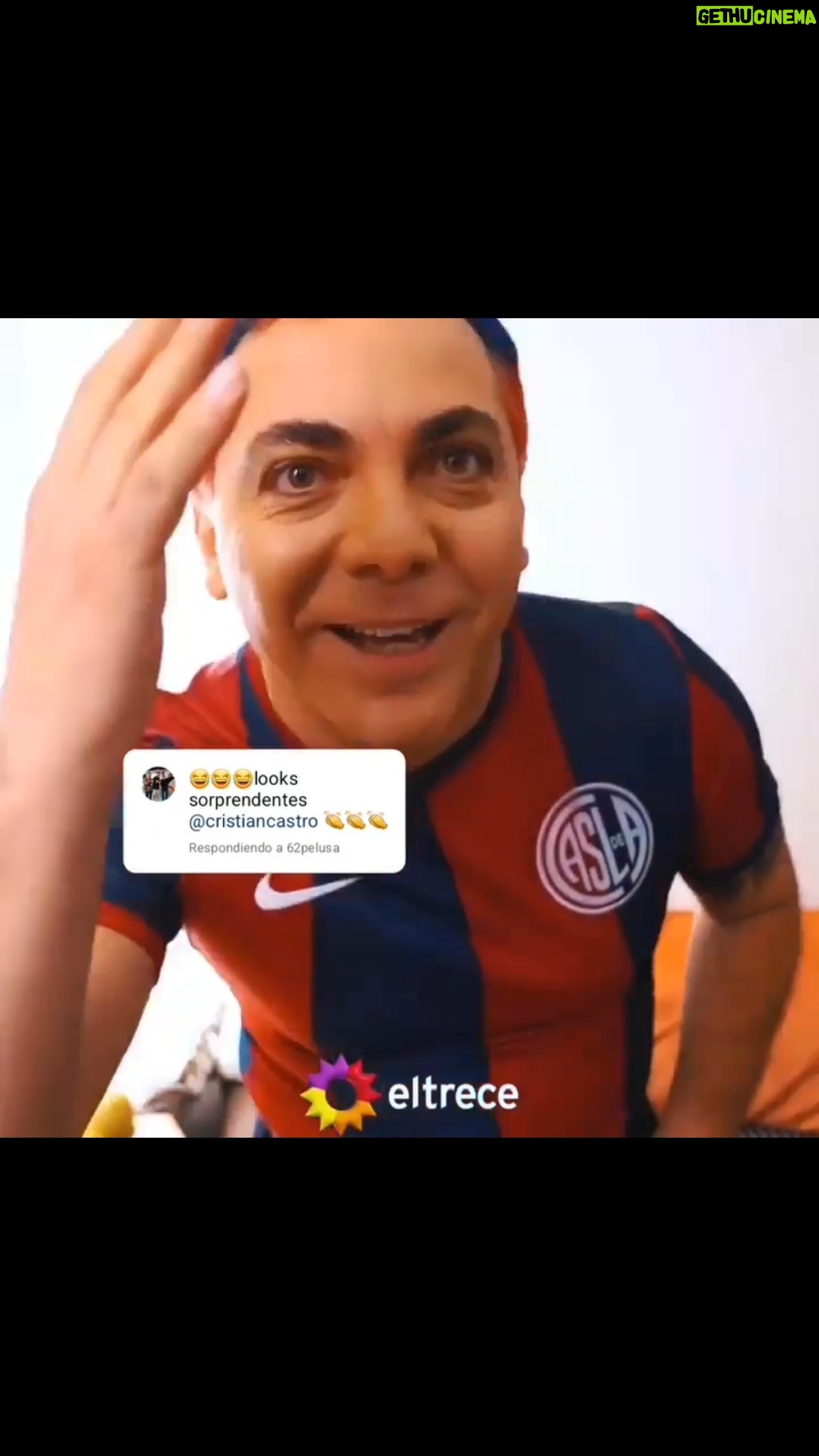 Verónica Castro - 10.2K Likes - #cristiancastro bien ese es mi gallo vamos #sanlorenzo @eltrecetv #argentina