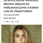 Verónica Montes Instagram – Behind the scenes “DESERT DAWN” 🎥🎬✨