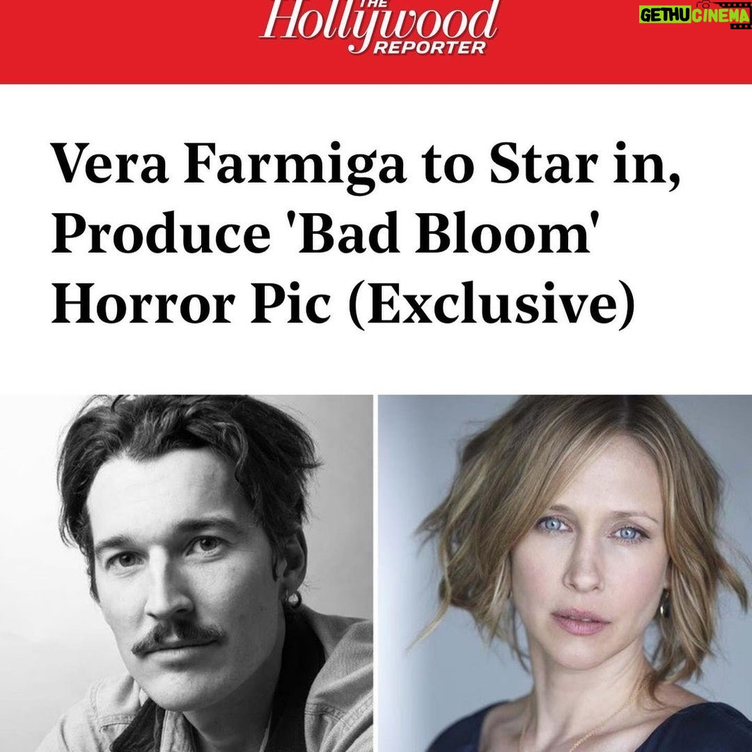 Vera Farmiga Instagram - Oooof. Sometimes the attempt to escape from our pain, creates more pain. Excited for this one #TheBadBloom. So happy to be realizing this with the magical writer and director of @TheBadBloom, @creature_preacher #BryceMcguire and fave producers @RennHawkey of @RuminantFilms and @JonRubinstein and #GaltNiederhoffer of @authenticmgmt. To be shot by the supremely talented @ccostacine π€