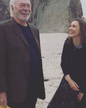 Vera Farmiga Instagram - “Isn’t it rich?
 Are we a pair?
 Me here at last on the ground,
 you in mid air...”
Have a beautiful next great adventure, Chris.  How I’ll miss clowning around with you, Daddy-oh.  I love you, Plummer. You live on somethin’ fierce in my heart.