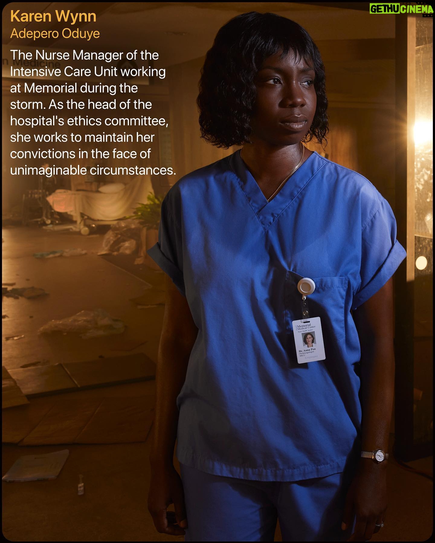 Vera Farmiga Instagram - When Hurricane Katrina hit a New Orleans hospital, it was up to those who worked there to keep things afloat. Meet the staff in #FiveDaysAtMemorial, streaming Friday on Apple TV
