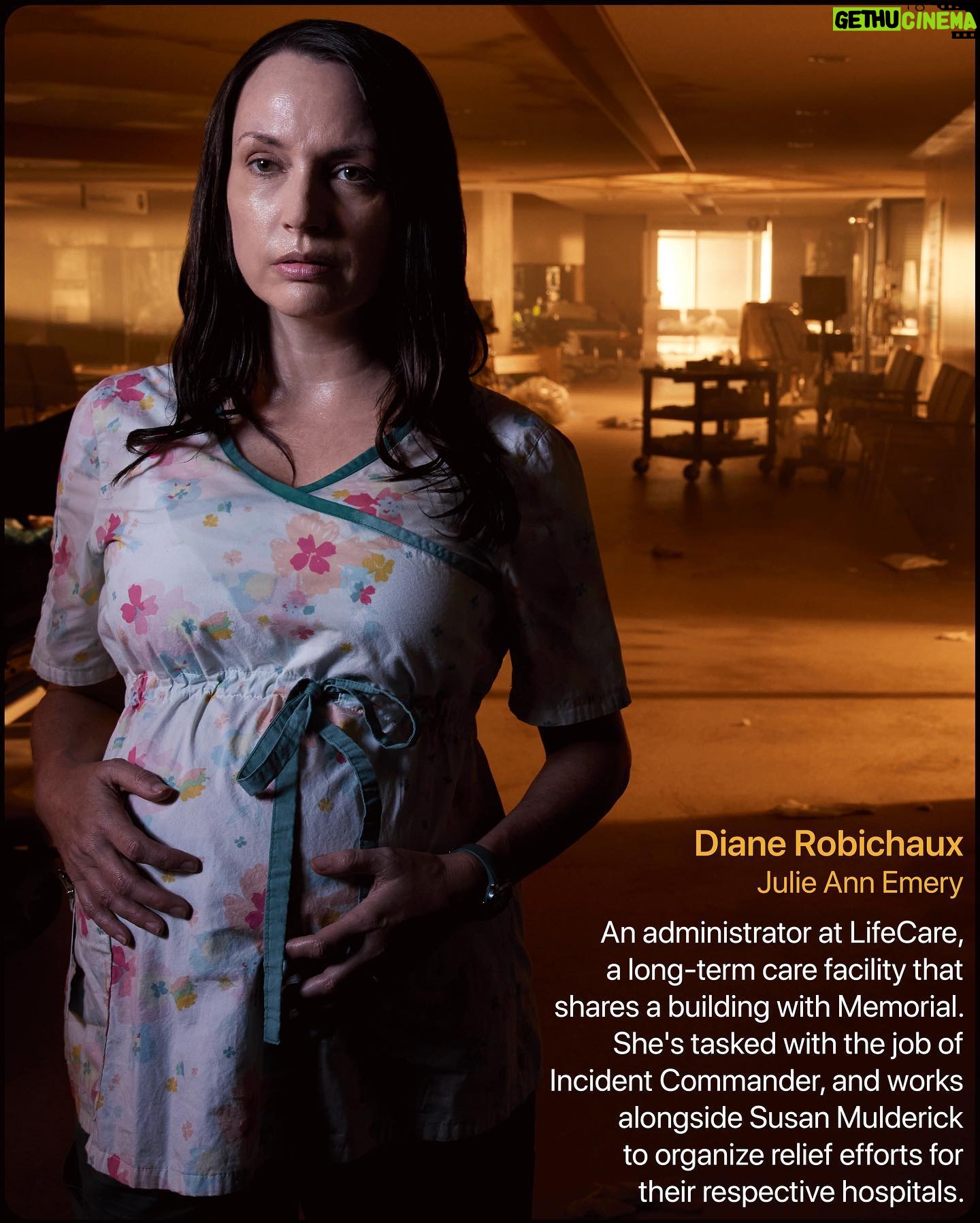 Vera Farmiga Instagram - When Hurricane Katrina hit a New Orleans hospital, it was up to those who worked there to keep things afloat. Meet the staff in #FiveDaysAtMemorial, streaming Friday on Apple TV