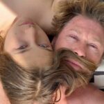 Vera Farmiga Instagram – Ol’ sexy chest Hawkey.  We love you and love pressing up to your golden heart.  Happy Father’s day to a father who’s a happy one!