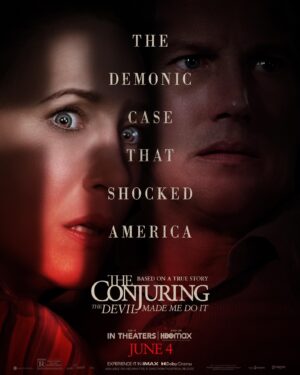 Vera Farmiga Instagram - #LorraineWarren - rockin’ a mad puff sleeve while casting out demons.  My kinda girl.  #TheConjuring: The Devil Made Me Do It, in theaters and @HBOMax June 4 @thereelpatrickwilson @michaelchaves @theconjuring @newlinecinema @creepypuppet @hbomax