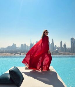 Vicky Kaya Instagram - A glorious day in Dubai! ❤️ #ooonezaabeel