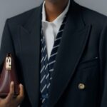 Victoria Beckham Instagram – Collegiate-inspired uniforms are completed with the Victoria Clutch in burgundy.

Discover #VBPAW24 at VictoriaBeckham.com and at 36 Dover Street.
