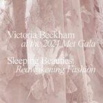 Victoria Beckham Instagram - In a nod to this year’s Met Gala theme, archival lace was used to craft the custom piece worn by Phoebe Dynevor. At once fragile and delicate, yet with a strong, statement silhouette, the ethereal romantic gown speaks to the brand’s signature of juxtaposing and balancing the masculine and the feminine, while reflecting the actress as an individual — a classic English rose and a fearless actress with immense strength of character. #VBMetGala