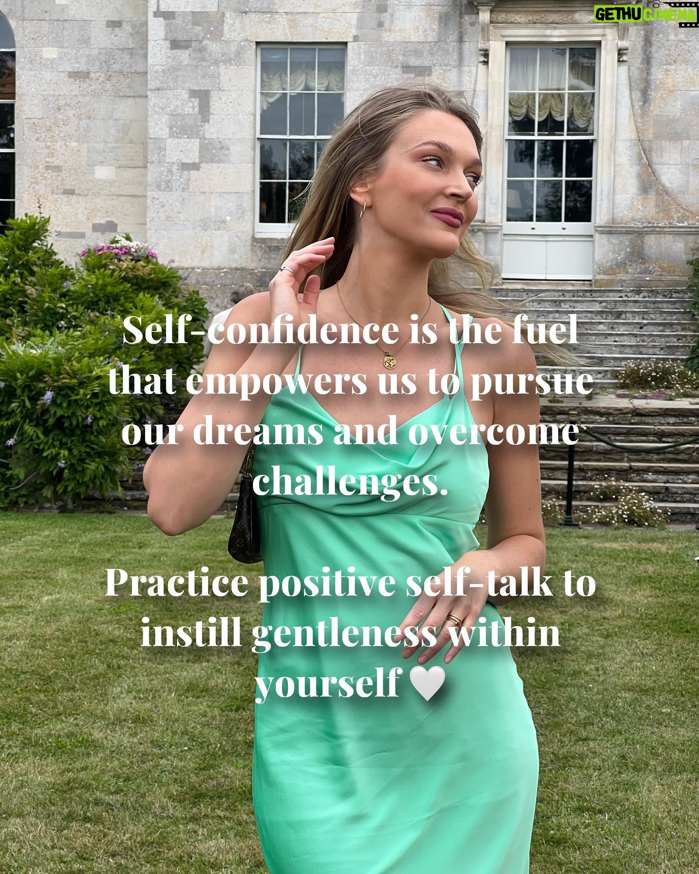 Victoria Jancke - 3 Likes - Everybody could use a little extra self love and self-confidence. A helpful tip is to practice positive self talk to instill this within yourself. ❤️🙏 #motivation #motivationalquotes #motivationalspeaker #selfhealers #healthylifestyle