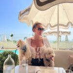 Victoria Jancke Instagram - My 2 favorites 🐶 dogs are the better humans. ❤️ that’s what I call deep unconditional love. Are you team dog or cat?