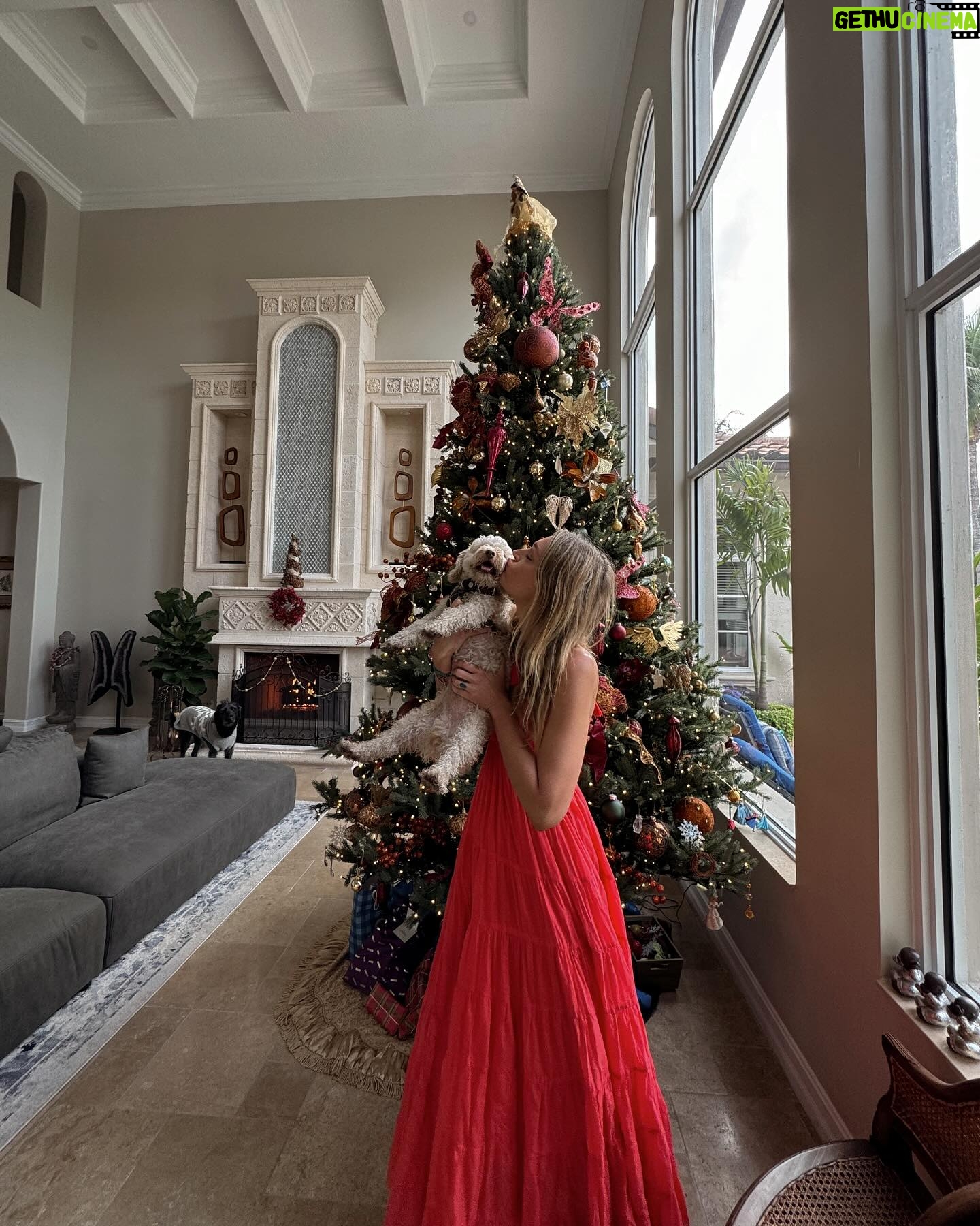 Victoria Jancke - 3 Likes - Merry Christmas everyone ❤️ Much love and blessings from @winnie.havapoo and me from our first Christmas in the US ✨🇺🇸❤️