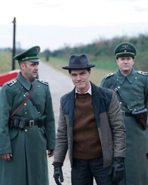 Victoria Pedretti Instagram - Now introducing — #FinnWittrock and #VictoriaPedretti as ORIGIN's August Landmesser and Irma Eckler.

When Nazi Germany denied their freedom to love, August and Irma defied all laws and continued their relationship. Swipe to see behind-the-scenes photos of Finn and Victoria's portrayals of the real-life German couple in #AvaDuVernay's ORIGIN.

#ORIGINMovie opens in theaters January 19. Get tickets at originfilm.com via the link in bio.