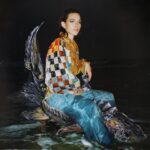 Victoria Pedretti Instagram – Sturgeon Rider
acrylic paint on inkjet print (35 mm Kodak)

photographer/shoot director: @gcrmccarthy 
painting: @aoksner 
clothing designer: @selina_sanders 
model: @then0t0ri0usvip 
mua/hair: @naturallydeij 

Currently on view as part of “Our Hour” group show @helmelstudios. Visible by appointment or during public walkthroughs:
Monday 12/12/22 7-9pm
Saturday 12/1722 7-9pm