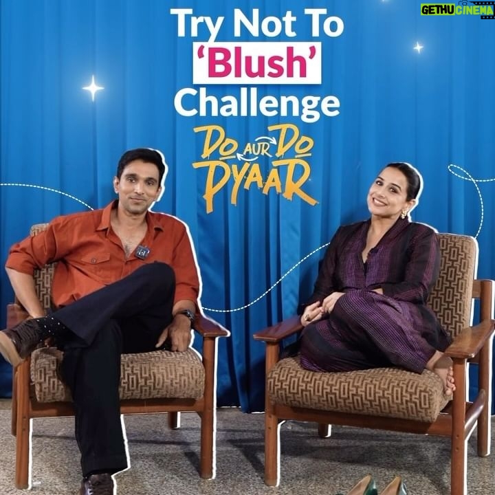 Vidya Balan Instagram - Good luck trying not to blush watching this! 😳 Link in Bio 🎧 @panoramamusic @believemusicindia @applausesocial @balanvidya @pratikgandhiofficial #JioSaavn #DoAurDoPyaar #JazbaatiHaiDil #VidyaBalan #PratikGandhi