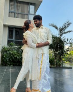 Vignesh Shivan Instagram - Happy Vishu and Happy Tamil new year😇😇🙏🏻🙏🏻💥💥 May God bless u all with lots of love n happiness❤️❤️