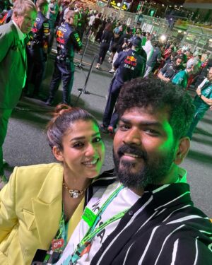 Vignesh Shivan Instagram - First Grand Prix experience ❤️❤️❤️ @f1paddockclub @f1 @saudiarabiangp @jeddahcircuit 

Event organised by @tarctalent 
Outstanding Hospitality from the @f1paddockclub #jeddah #ministryofsportsaudiarabia ❤️❤️