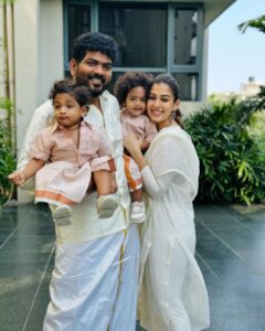 Vignesh Shivan Instagram - Happy Vishu and Happy Tamil new year😇😇🙏🏻🙏🏻💥💥 May God bless u all with lots of love n happiness❤️❤️
