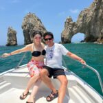 Violeta Isfel Instagram - #tbt Mi esposhito @rb7802 me rapto hace unas semanas a #loscabos. Él no conocía este hermoso lugar, me encanto poder compartir juntos momentos maravillosos. Gracias amor por este regalo de cumpleaños, siempre estar al pendiente de mi y recordarme que el descanso es muy importante #teamo ¿Conoces #loscabosmexico? ¿Que es lo que más te gusta? #VioletaIsfel #esposos #vacaciones Arco do Cabo San Lucas