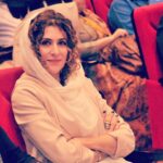 Vishka Asayesh Instagram – چه عجب آروم نشستم😉
Fashion Designer @sadaf.dabiralai 
#piff 
#filmfestival 
#jury