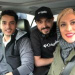 Vishka Asayesh Instagram - پشت صحنه "نهنگ آبى" با ساعد عزيز و سعيد صدابردار درجه يكمون 😎🤩#نهنگ_آبی