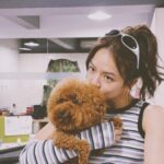 Vivian Sung Instagram – I’m a Dog person, and you ?  Woof Woof 🦴