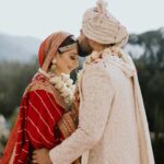 Vrushika Mehta Instagram - Picking the red lehenga wasn't just a choice; it was like making a dream come true. Everything worked out exactly how I wanted! Thank you @asopalav ❤️ And how can I forget the traditional yet elegant veil made by my mom and @_usha_maurya aunty ❤️ Captured by: @smaryafilms Jewellery: @paldzigns.jewel #rabhdivrushyy #wedding