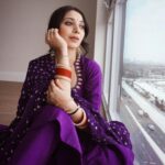 Vrushika Mehta Instagram – Caption this for me please💜
