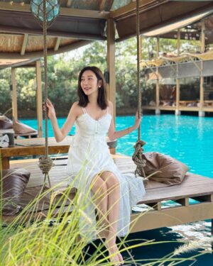 Wan-Ting Tseng Instagram - 在這裡拍照絕對是美到沒朋友的那種
#thailand #trip #小馬爾地夫 #bubbleintheforest