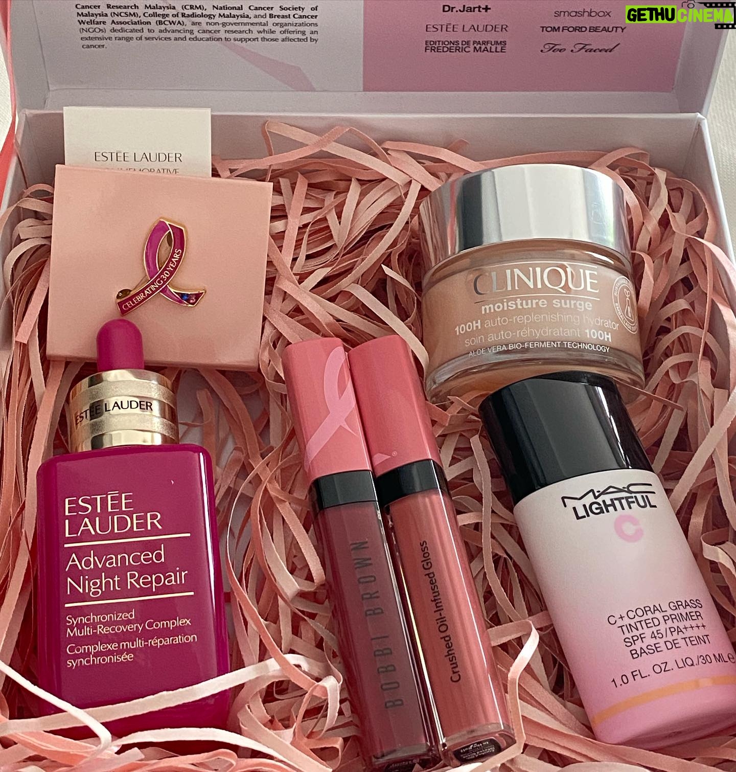 Wan Sharmila Instagram - An afternoon hi-tea with Estee Lauder in conjunction with Breast Cancer Awareness πποΈ @esteelaudermy @mo_kualalumpur #elcm #esteelaudermy #timetoendbreastcancer #pinkoctober #pinkafternoontea