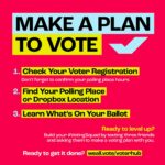 Wanda Sykes Instagram - Our vote is our voice and our power to build the communities and country we all deserve. Are you ready to cast your ballot? Make your voting plan with @WhenWeAllVote at weall.vote/voterhub, where you can: 📍 Find your polling place 🪪 Learn what you need to bring with you 🔍 Research what’s on your ballot 🕔 Check what time polls are open in your community so you can get out and VOTE 🗳️