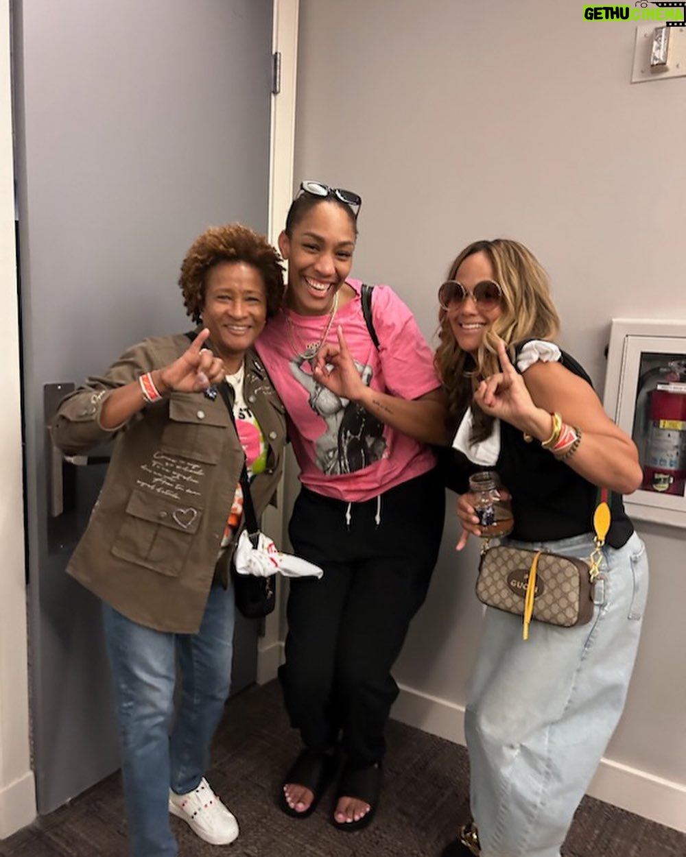 Wanda Sykes Instagram - Game 3 tonight! #RaiseTheStakes #WNBAFinals @lvaces @iamalexsykes