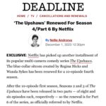 Wanda Sykes Instagram - An early gift for the holiday season - more Upshaws! Now it’s arriving little late, as in this Spring but it’s worth the wait! @netflixisajoke