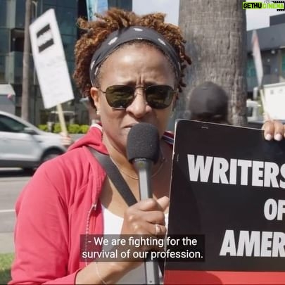 Wanda Sykes Instagram - One down, one to go 🤝#wgastrong #sagaftrastrong