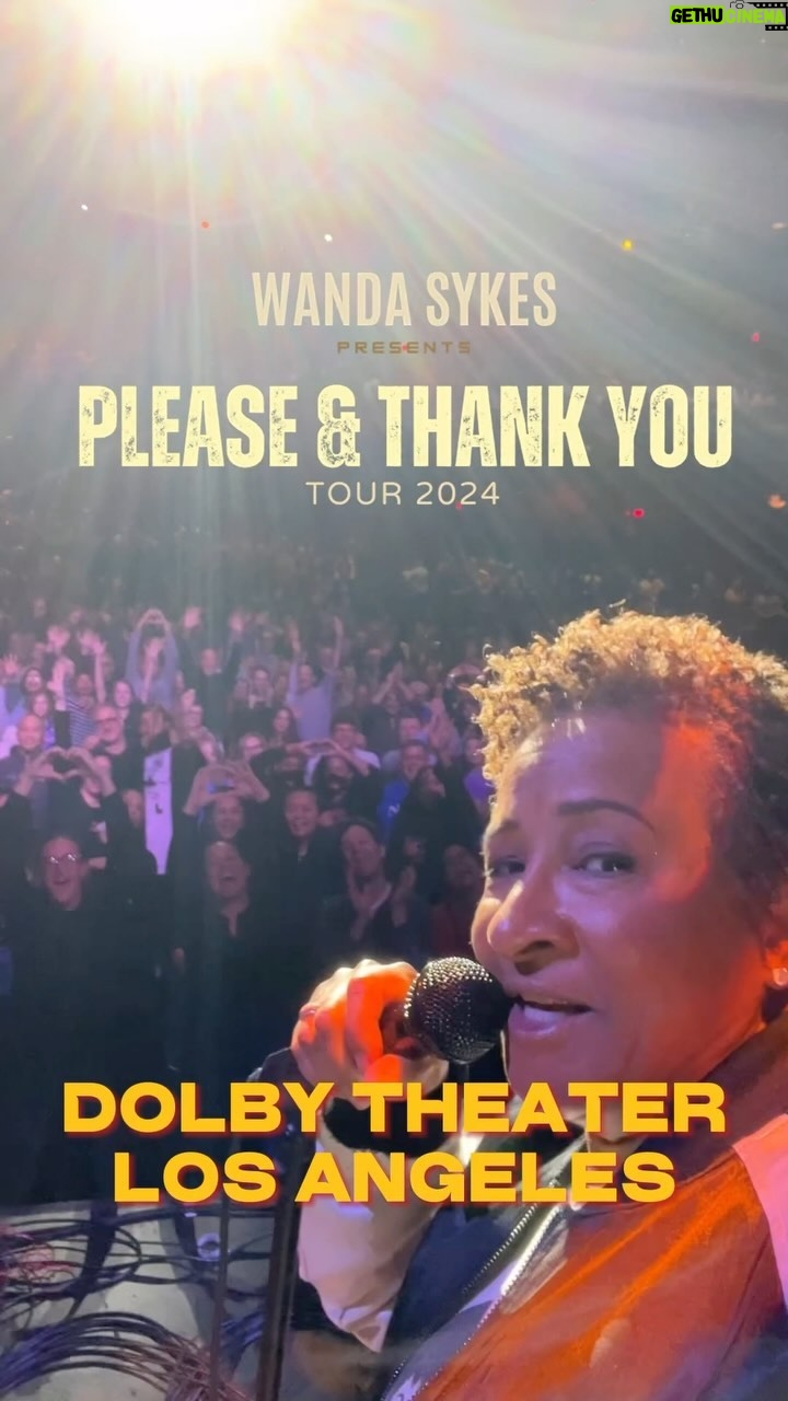 Wanda Sykes Instagram - Los Angeles! Thank you for being a great crowd! If anybody is still stuck in yesterday’s traffic, send a smoke signal. #netflixisajokefest