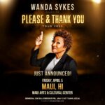 Wanda Sykes Instagram - Aloha! 🌺 See you in April @mauiartsculture, tickets on sale now at wandasykes.com