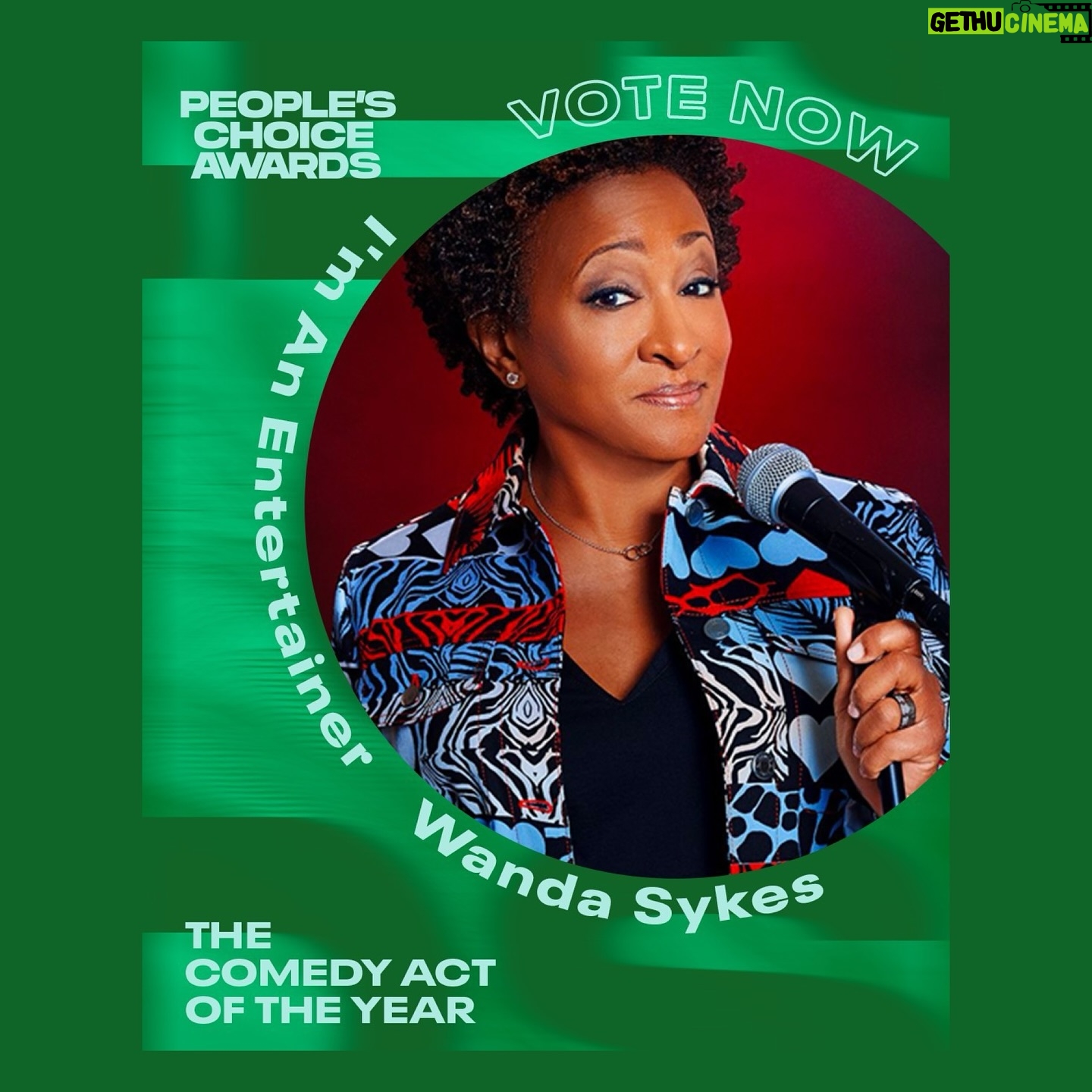 Wanda Sykes Instagram - ๐Thank you @peopleschoice! Voting is live. ๐ โ๐พ or tap in my Stories #pcas