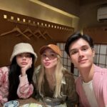 Wanida Termthanaporn Instagram - Strolling around Kyoto at night with these two 😘