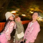 Wanida Termthanaporn Instagram - Strolling around Kyoto at night with these two 😘