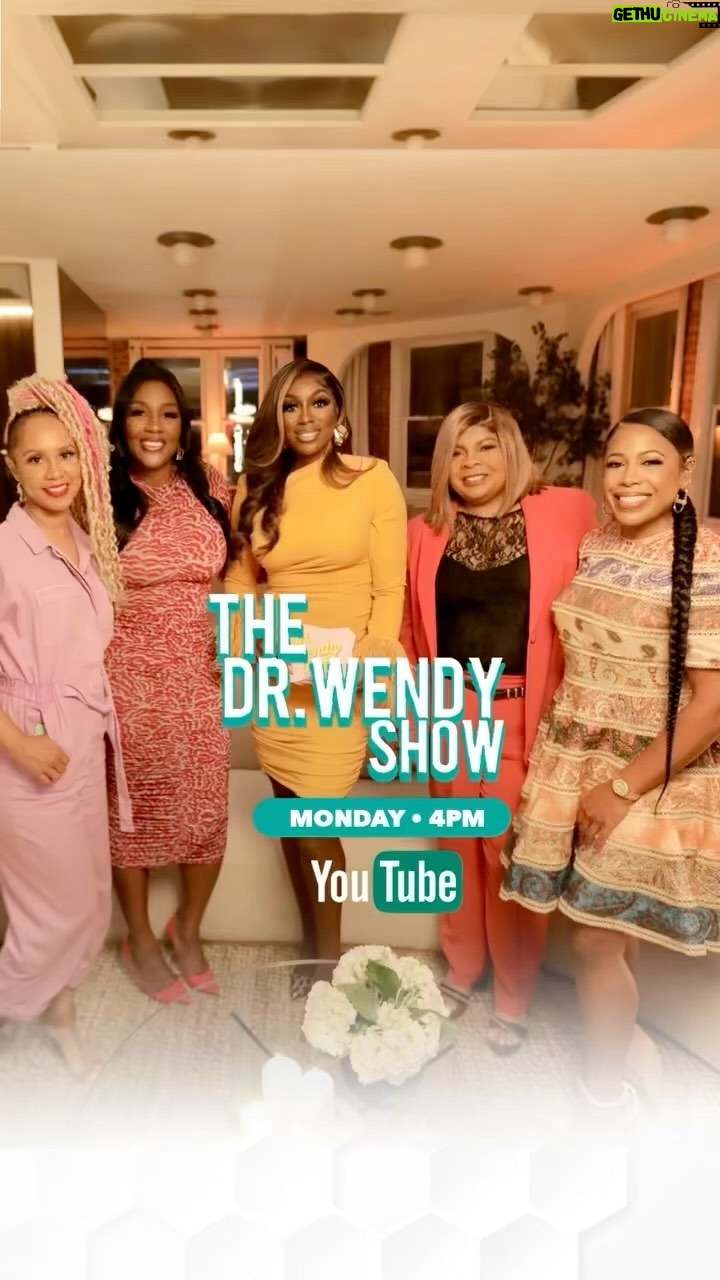 Wendy Osefo Instagram - It is finally here!! The Season One FINALE of The Dr. Wendy Show @thedrwendyshow is now live on YouTube!! Thank you to my amazing guests @adr1600 @nykidra @itsjasminebrand @lindseygrangertv for being the definition of Black Girl Magic 🧡✨ Click link in my bio to watch!