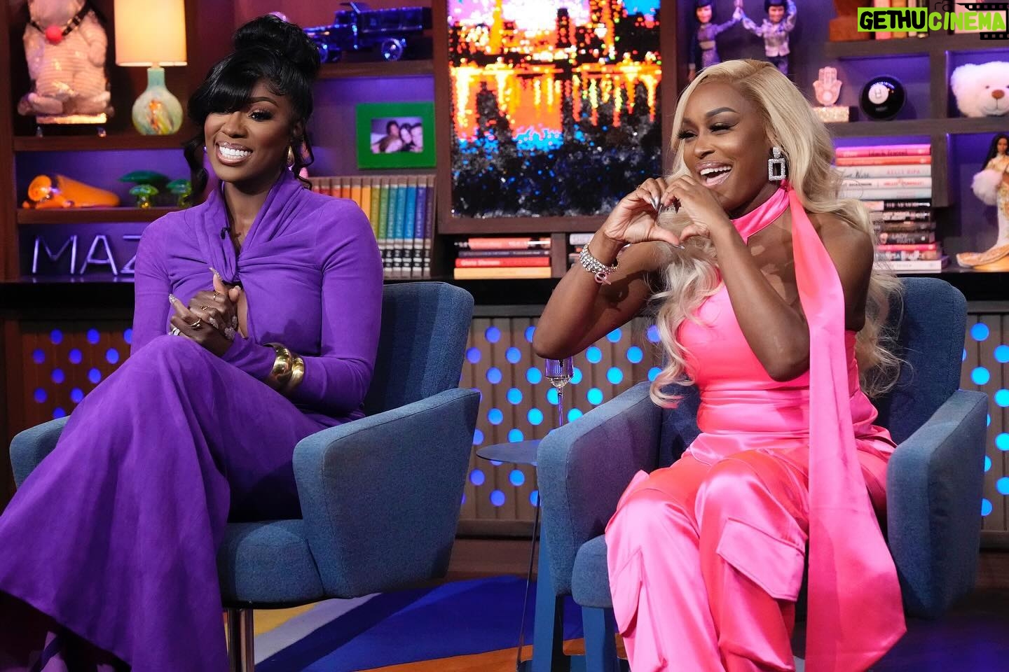 Wendy Osefo Instagram - Always a fun time in the clubhouse ✨💜