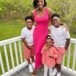 Wendy Osefo Instagram - The hardest, yet most rewarding experience of my life. MOMMY will always be my greatest title 💐💕.Happy Mother’s Day everyone ✨