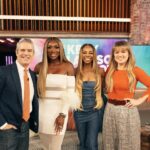 Wendy Osefo Instagram – Had such a fun time on the @kellyclarksonshow with @bravoandy and @therealcandiace. Make sure to tune in and watch 🤍✨ 

—
Hair @dallasdyvitoi 
Makeup @already_perfect 
Styling @shenell.welch 
Dress @lapointe
