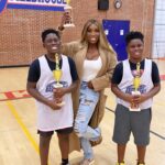 Wendy Osefo Instagram – We won!!! Congrats to my boys @kingkarter0 and @kruzfitzgerald for winning their basketball championship game! I will ALWAYS be your biggest cheerleader. Job well done for my guys 👏🏾🤎