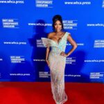 Wendy Osefo Instagram - White House Correspondents’ Dinner 2024 🩵 #NerdProm #WHCD — Dress: @elarosesweetweddings Hair: @dallasdyvitoi Makeup: @already_perfect