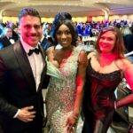 Wendy Osefo Instagram - White House Correspondents’ Dinner 2024 🩵 #NerdProm #WHCD — Dress: @elarosesweetweddings Hair: @dallasdyvitoi Makeup: @already_perfect
